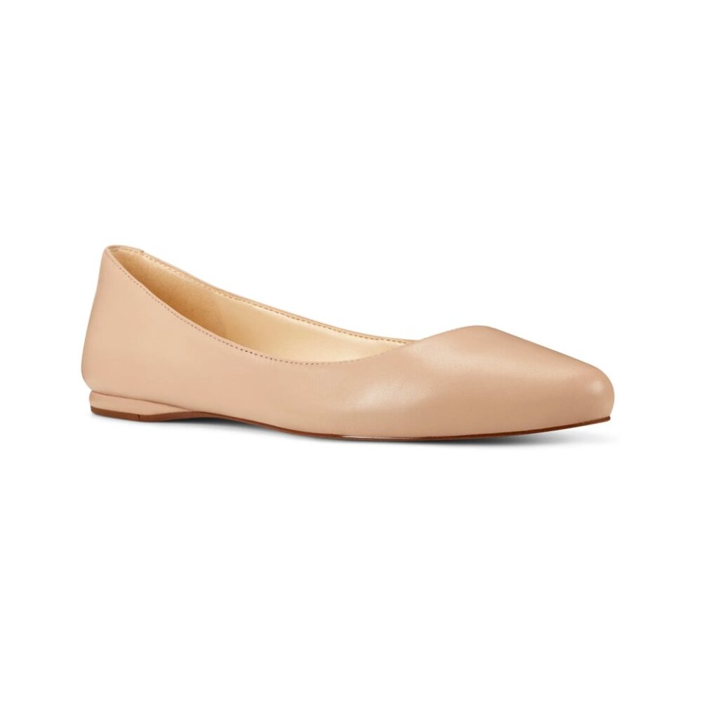 Nine West | Speakup Almond Toe Flats | Tan | 8